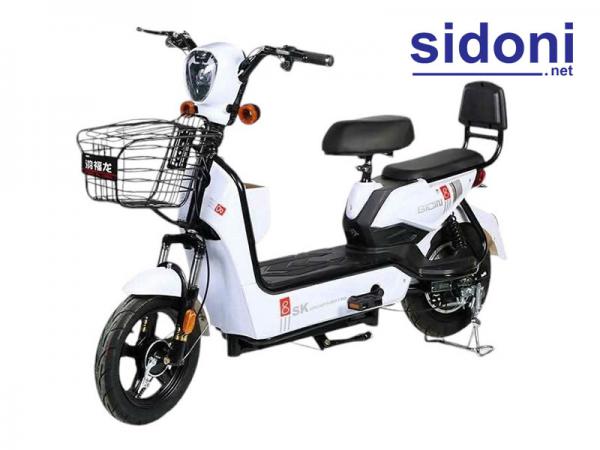 Xe đạp điện SK8 trắng