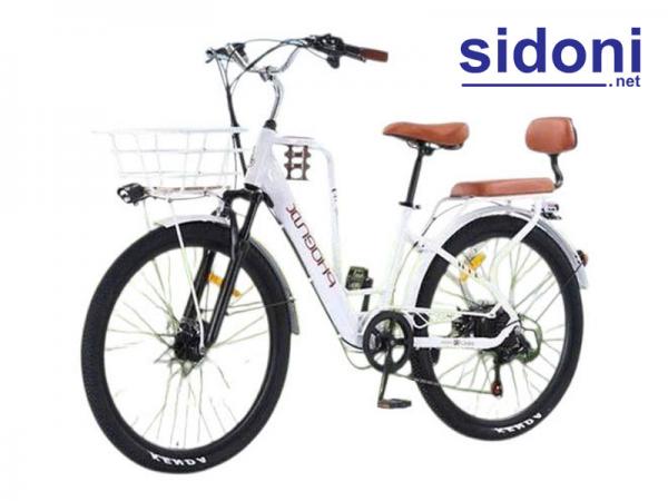 Xe đạp điện trợ lực Smart CF trắng