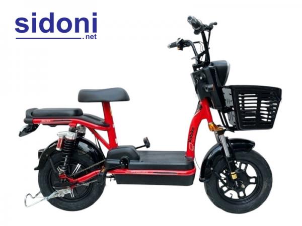 Xe đạp điện Vnbike A9 đỏ đen