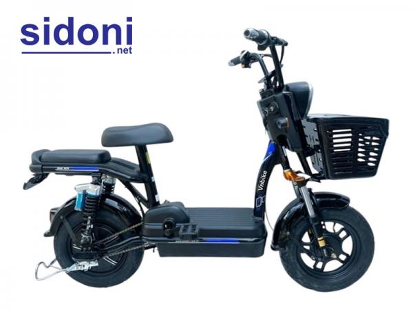 Xe đạp điện Vnbike A9 xanh dương đen