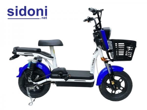 Xe đạp điện Vnbike A9 xanh dương trắng