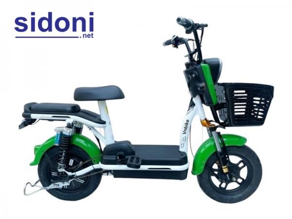 Xe đạp điện Vnbike A9 xanh lá trắng