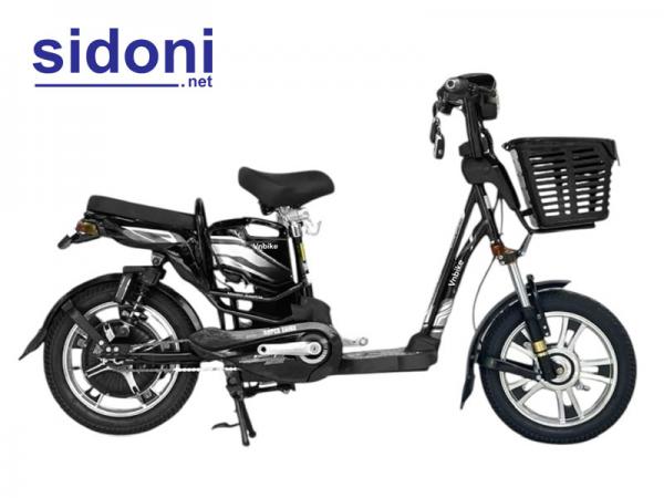 Xe đạp điện Vnbike X10 đen trắng