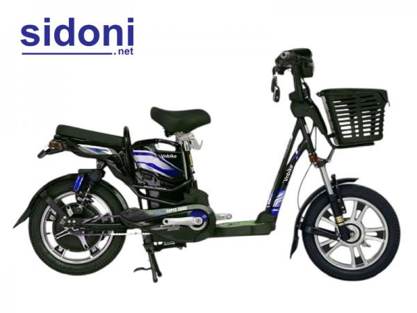Xe đạp điện Vnbike X10 xanh dương đen