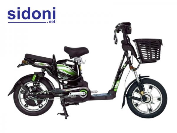 Xe đạp điện Vnbike X10 xanh lá đen