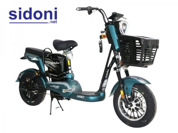 Xe đạp điện Vnbike X3 xanh quân đội