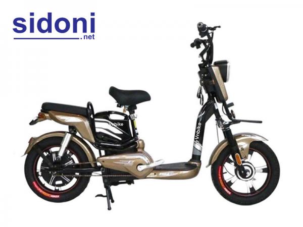 Xe đạp điện Vnbike X4 nâu