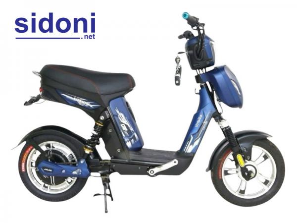 Xe đạp điện Vnbike X8 xanh đen