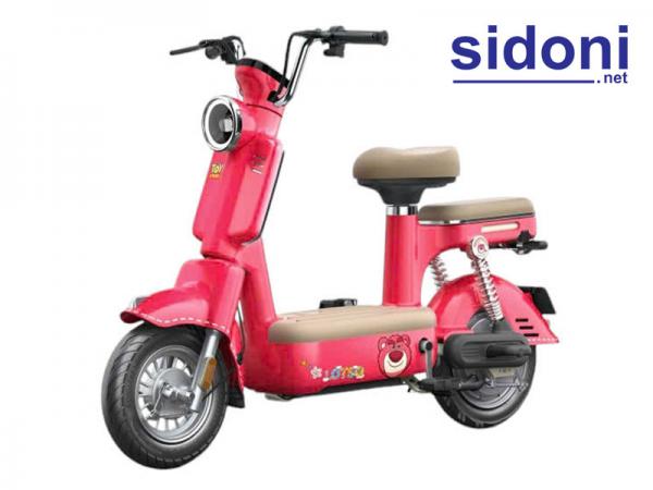 Xe đạp điện Yadea I8 gấu dâu hồng