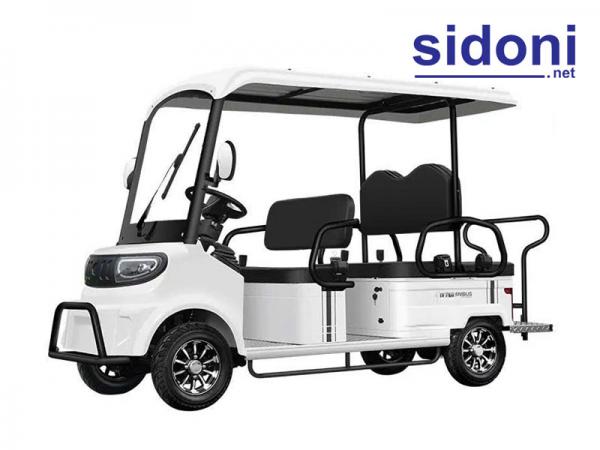 Xe điện 4 bánh chở người 6 chỗ ngồi