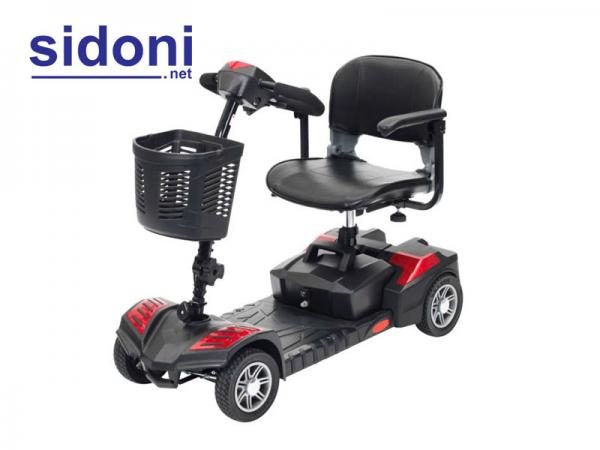 Xe điện 4 bánh EuroCare Runner đỏ đen