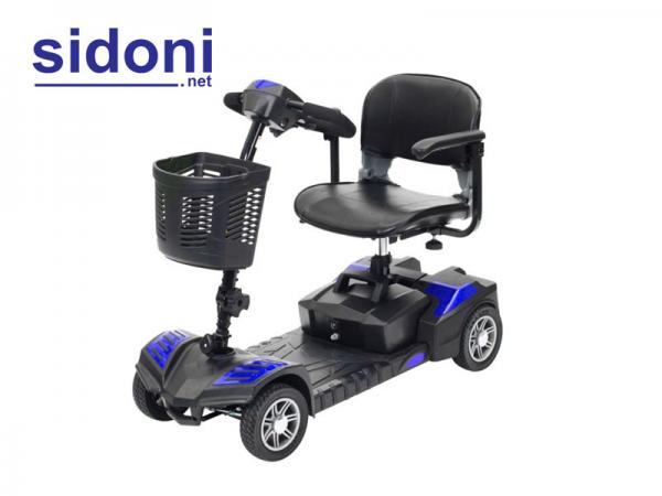 Xe điện 4 bánh EuroCare Runner xanh dương đen