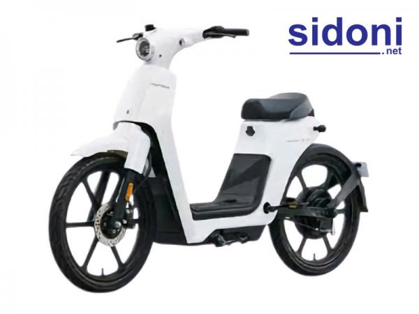 Xe điện Honda Cub-E trắng