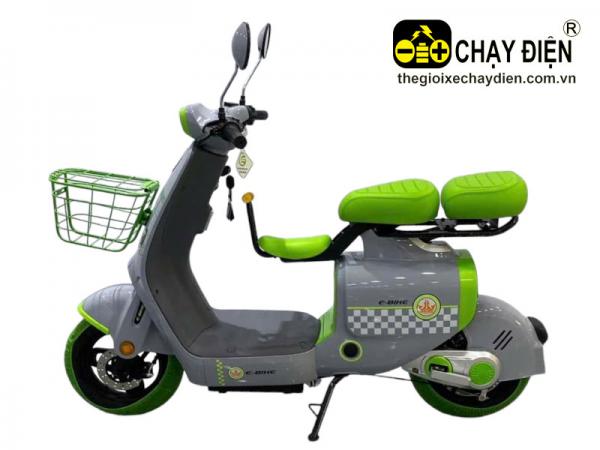 Xe điện S1 xám xanh lá