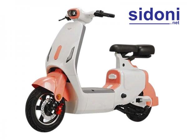 Xe điện V1 Plus Livo hồng trắng