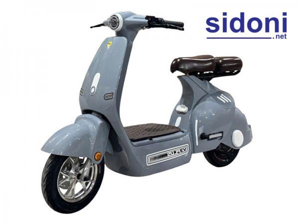 Xe điện V3 Plus xám xi măng