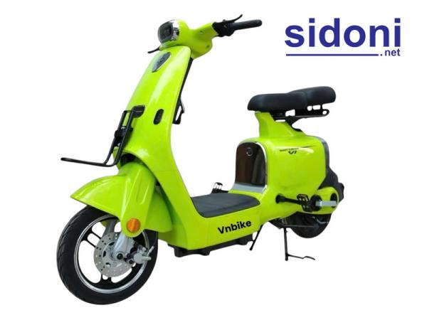 Xe điện Vnbike V1 xanh chuối