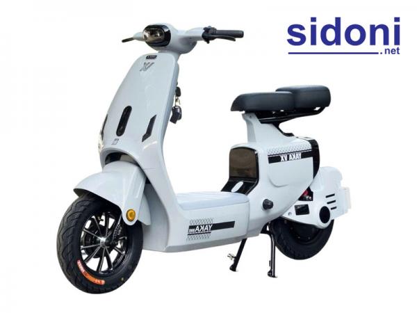 Xe điện YAKA VX đỏ đen trắng xám