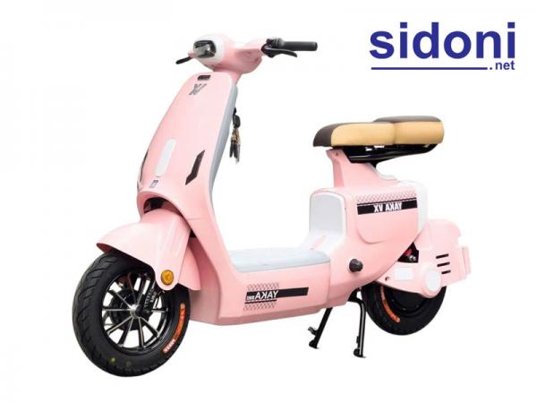 Xe điện YAKA VX hồng cánh sen
