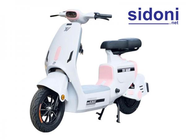 Xe điện YAKA VX trắng hồng