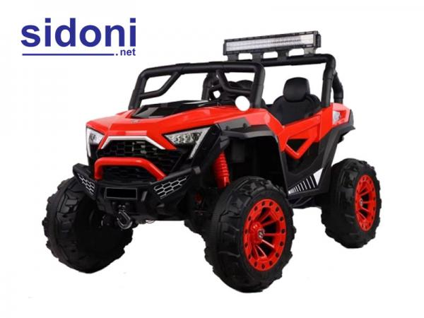 Xe Jeep chạy điện trẻ em 6000 đỏ đen