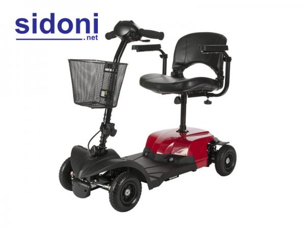 Xe lăn điện Eurocare Rider đỏ đen