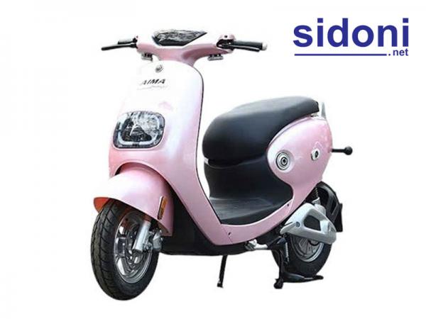 Xe máy điện Aima INMAI hồng cánh sen
