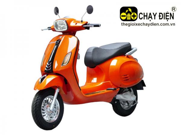 XE MÁY ĐIỆN DK ROMA LITE ĐÈN VUÔNG CAM