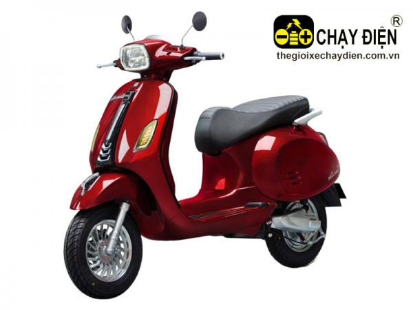XE MÁY ĐIỆN DK ROMA LITE ĐÈN VUÔNG ĐỎ ĐÔ