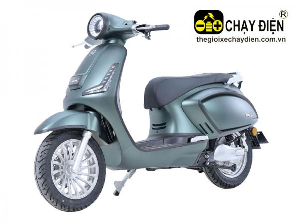 XE MÁY ĐIỆN DK ROMA SI XANH RÊU
