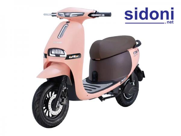 Xe máy điện GOGO FIONA hồng cánh sen