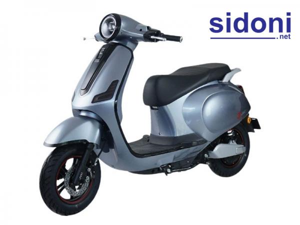 Xe máy điện JVC VESPA S6 bạc