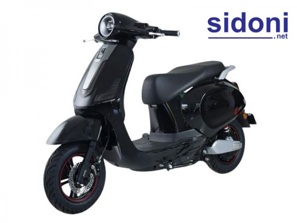 Xe máy điện JVC VESPA S6 đen bóng
