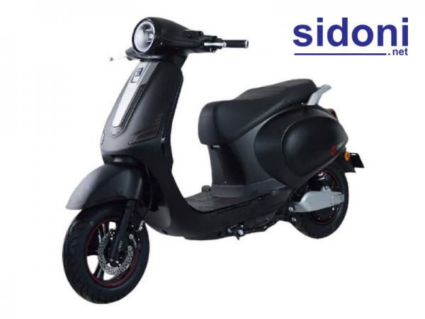 Xe máy điện JVC VESPA S6 đen mờ