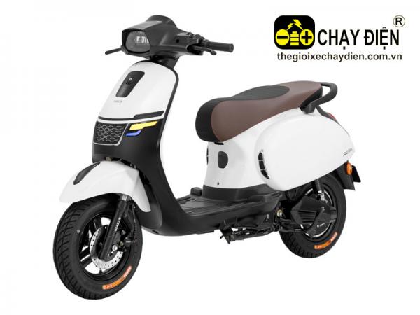 XE MÁY ĐIỆN OSAKAR VESPA ROVA TRẮNG ĐEN