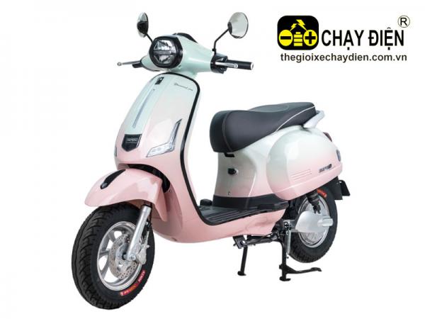 XE MÁY ĐIỆN VESPA ESPERO DIAMOND PRO CÁNH SEN XANH NGỌC