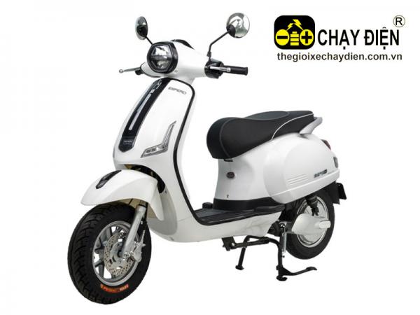 XE MÁY ĐIỆN VESPA ESPERO DIAMOND PRO TRẮNG