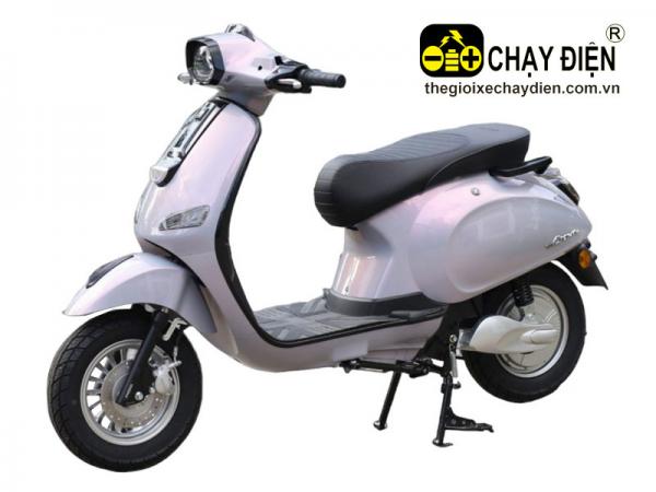 XE MÁY ĐIỆN VESPA KAISER BẠC