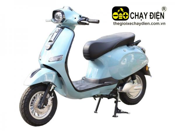 XE MÁY ĐIỆN VESPA KAISER XANH DA TRỜI