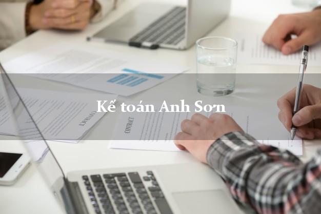Dịch vụ Kế toán Anh Sơn Nghệ An trọn gói