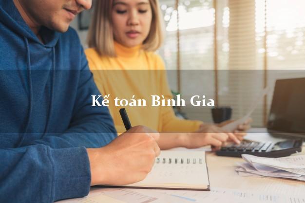 Dịch vụ Kế toán Bình Gia Lạng Sơn trọn gói