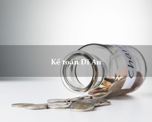 Dịch vụ Kế toán Dĩ An Bình Dương trọn gói