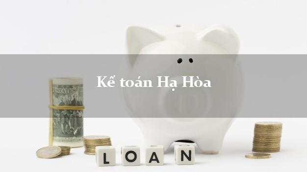 Dịch vụ Kế toán Hạ Hòa Phú Thọ trọn gói