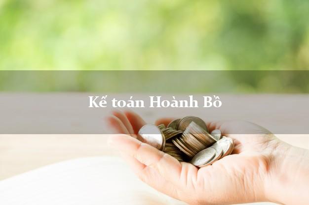 Dịch vụ Kế toán Hoành Bồ Quảng Ninh trọn gói