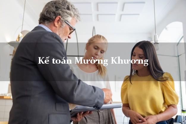 Dịch vụ Kế toán Mường Khương Lào Cai trọn gói