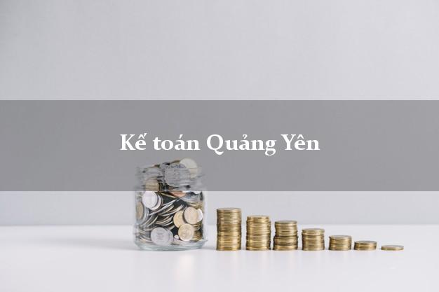 Dịch vụ Kế toán Quảng Yên Quảng Ninh trọn gói