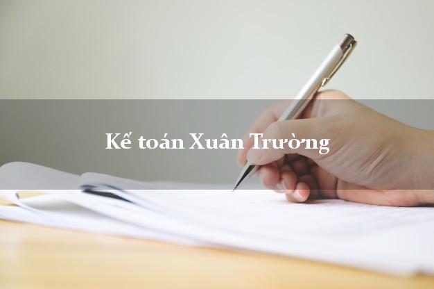 Dịch vụ Kế toán Xuân Trường Nam Định trọn gói