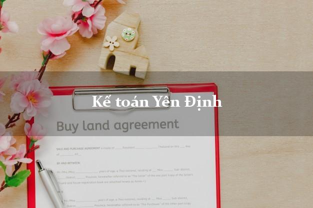 Dịch vụ Kế toán Yên Định Thanh Hóa trọn gói
