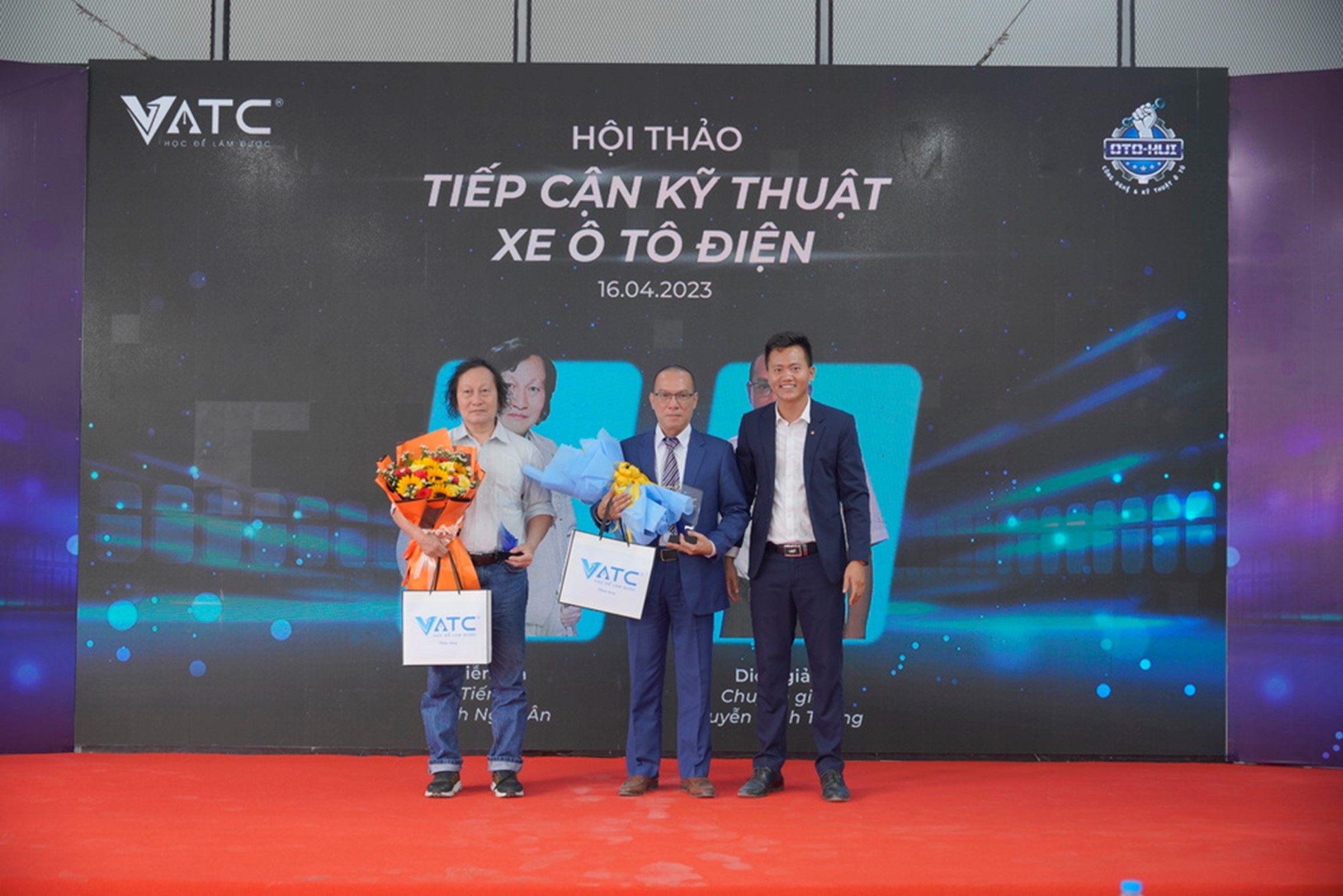 Ngày 16/04, tại trung tâm huấn luyện kỹ thuật ô tô Việt Nam (VATC) ở TP. Thủ Đức đã diễn ra hội thảo kỹ thuật xe ô tô điện