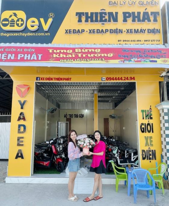 Ngày 16-03, đại lý ủy quyền Thiện Phát của TGXCĐ tại Chợ Mới An Giang chính thức đi vào hoạt động